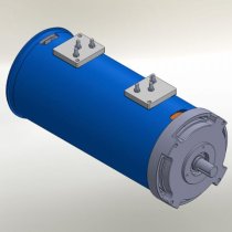 Curtis 1238e-7621 HPEVS Dual AC-34 Brushless Motor Kit - 96 Volt