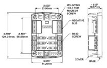Blade Style Fuse Block ATC, AF, ATO 32VDC Blue Sea