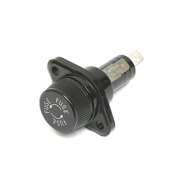 High Voltage Low Current EV Panel Mount Fuse Holder - Fits Midget Size Fuses