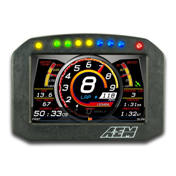 AEM CD5 Carbon Flat Panel CAN Bus Display