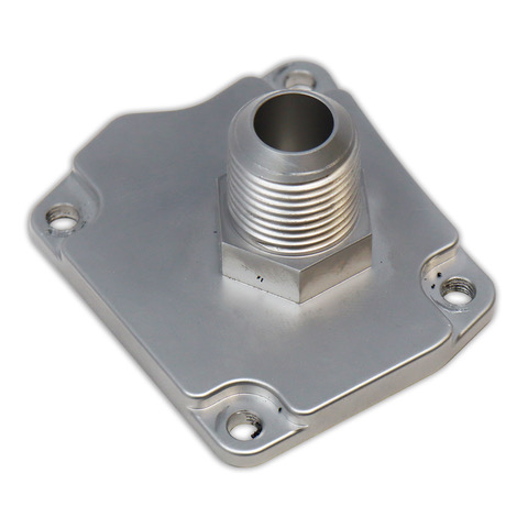 Tesla Model S/X Large Drive Unit Billet Aluminum Coolant Outlet Port